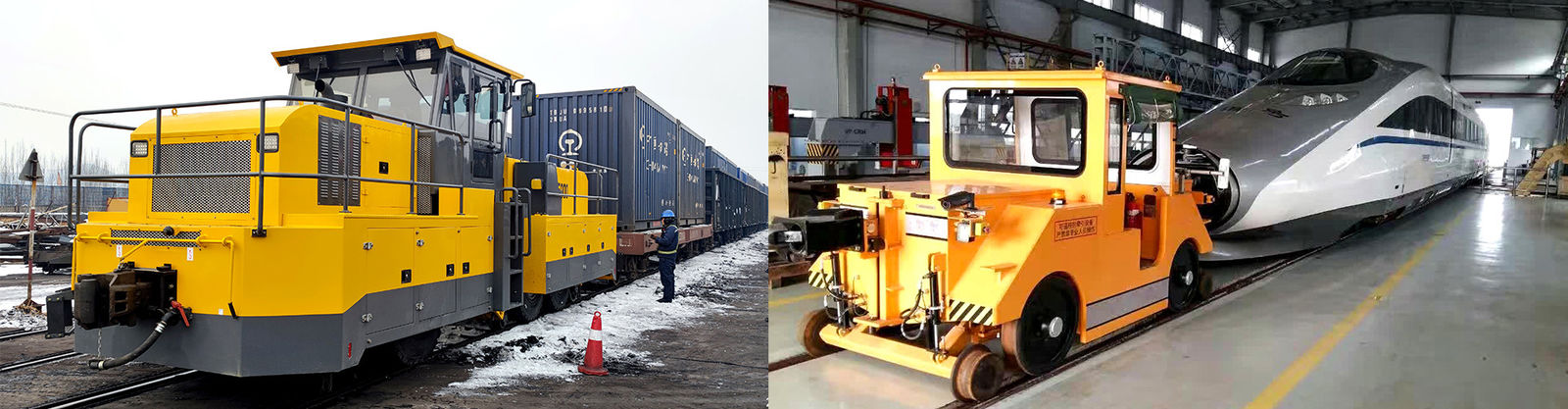 列車の卸荷物荷物輸送機